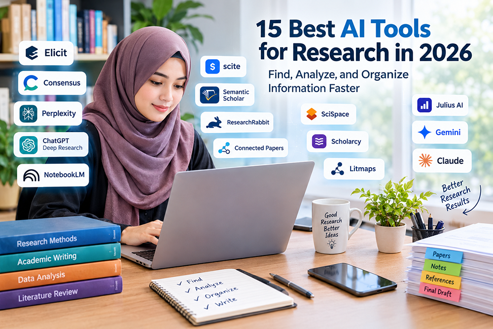 15 Best AI Tools for Research in 2026