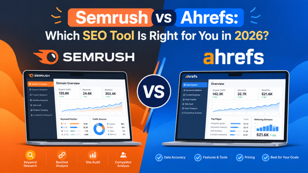 Semrush vs Ahrefs
